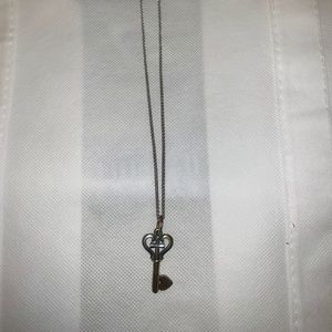 James Avery Silver Key Necklace